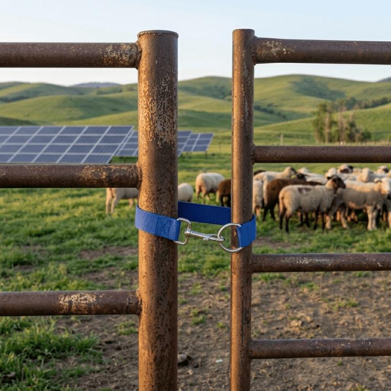 Simple Markumen lock, simple ranch gate latch, single-ring lasso rope latch door latch, horse pen fence fixation