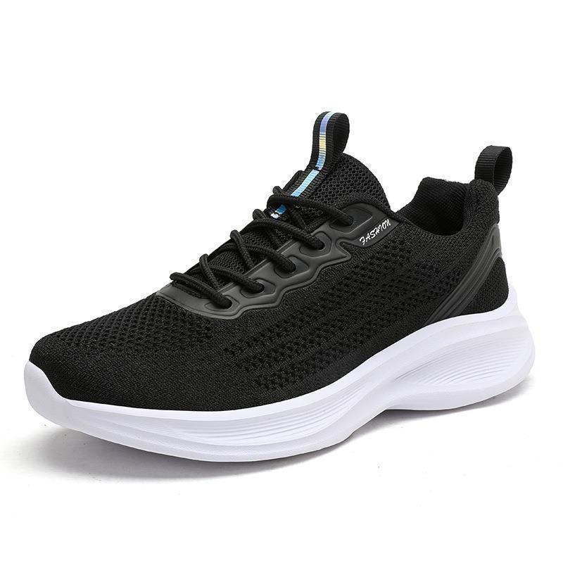Spring and Autumn Middle School Students Lightweight Breathable Flyknit Casual Shoes Women's Shoes Running Shoes Women's Travel Shoes Sports Women