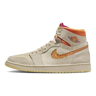 Кроссовки унисекс Air 1 High Zoom Comfort Somos Familia Tan Rattan Kumquat FB2931-288