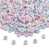 100PCs Mixed Acrylic Alphabet Letter Round Beads For Jewelry Making Diy Handmade Bracelet Necklace