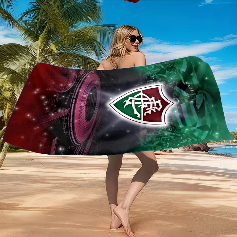 Flumi-nense Mandala Pattern Printed Microfiber Beach Towel, Soft And Absorbent, Quick-Dry, Ideal for Summer Travel, Beach Essential, Swimming Pool