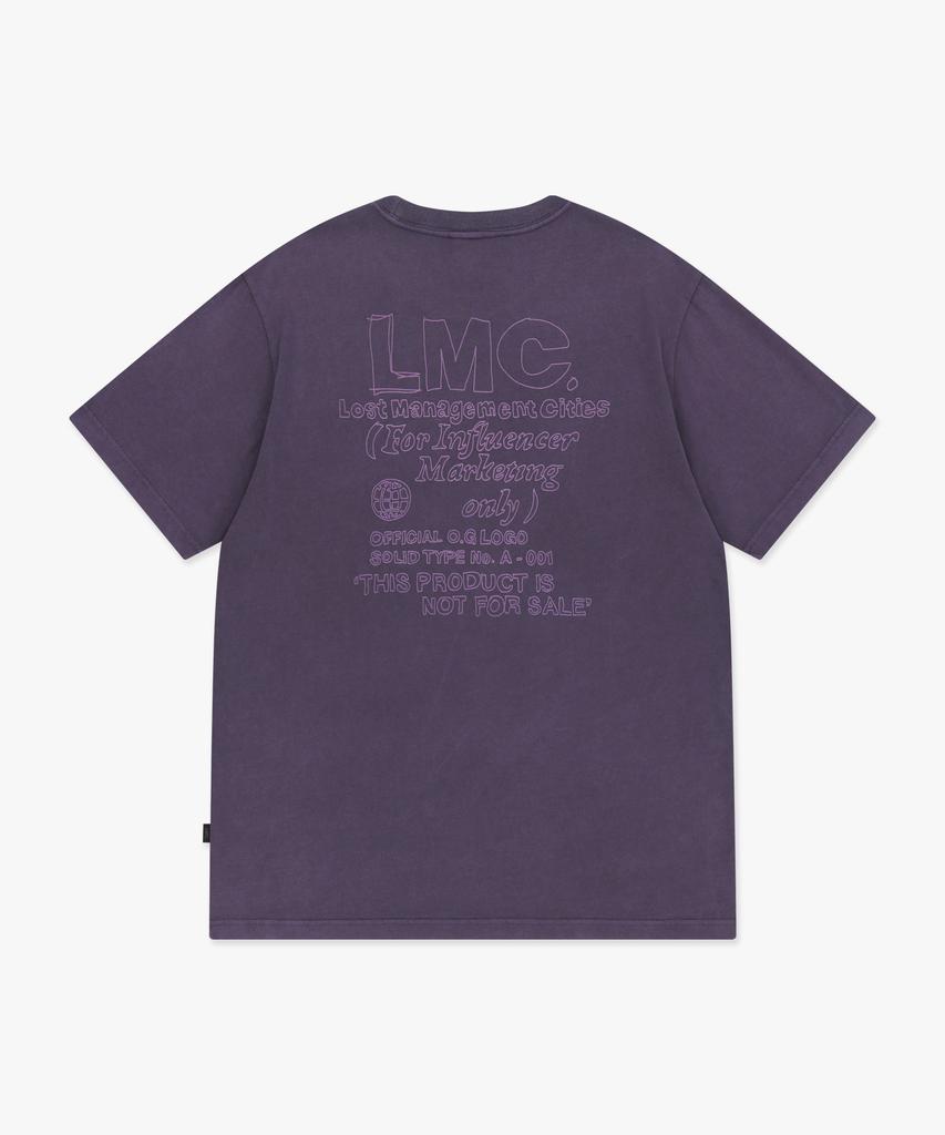 LMC Fn Футболка с рисунком фиолетовая