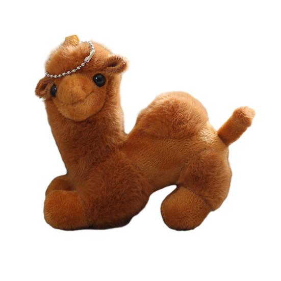 Милый плюшевый верблюд брелок пушистая кукла верблюд брелок для рюкзаков кошельков кукла подвесной кулон аксессуар
