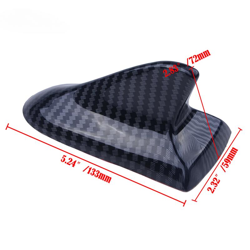 Автомобильная антенна для украшения плавника акулы подходит для обычных автомобильных аксессуаров из углеродного волокна для внешней отделки