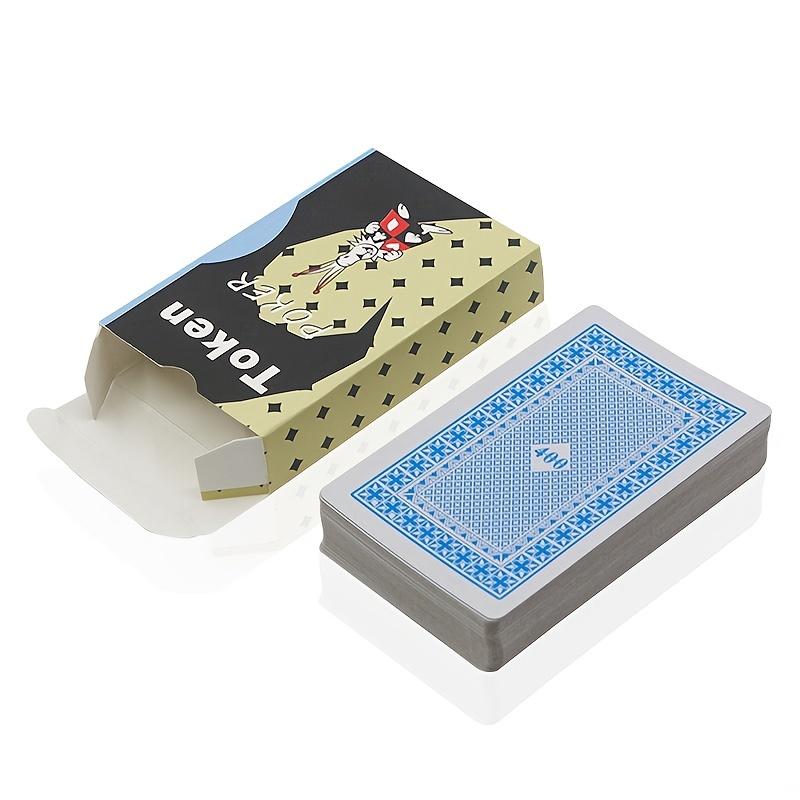 1 колода карт и 50 игровых реквизитов, бумажный ультратонкий покер, настольная игра в покер, реквизит для магического покера, набор настольных игр для повседневного развлечения