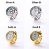 Women Men Fashion Gift Digital Watch Elastic Stretchy Rings Ring Watch Round Quartz Finger Rings