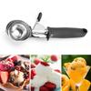 Premium Steel Ice Cream Scoop with Trigger Sundaes For Frozen Watermelon Dessert Scoo L7J6
