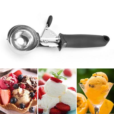 Премиальная стальная ложка для мороженого с триггером Sundaes для замороженного арбузного десерта Scoo L7J6