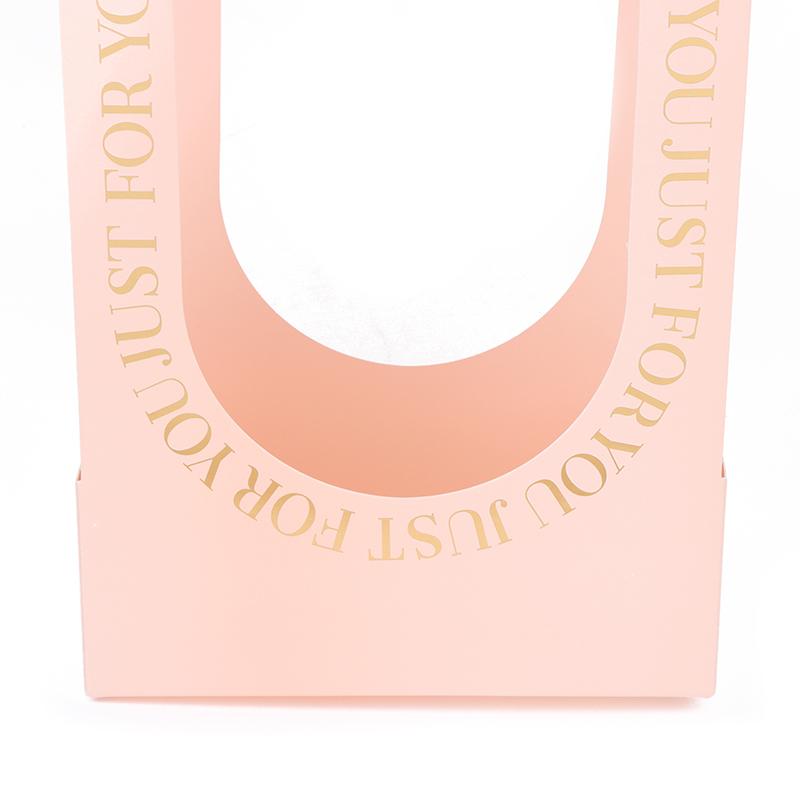 1 шт. Портативная цветочная корзина, упаковка для роз, подарочная коробка для свадьбы, дня рождения, рождественской вечеринки, букета цветов, декора