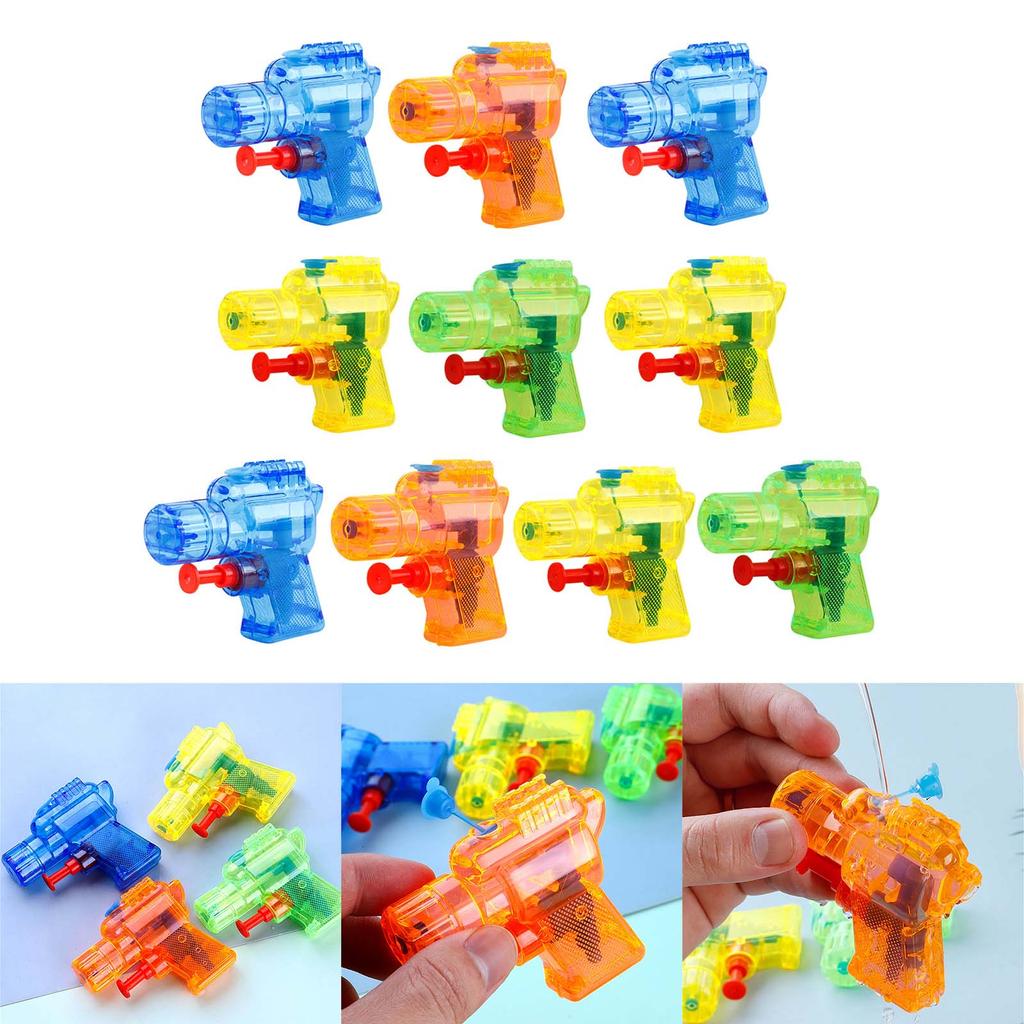 Manual Water Squirt Guns for Kids Water Shooting Summer Water Fight Toy Toddler Outdoor Swimming Pool Beach Toy 10PCS