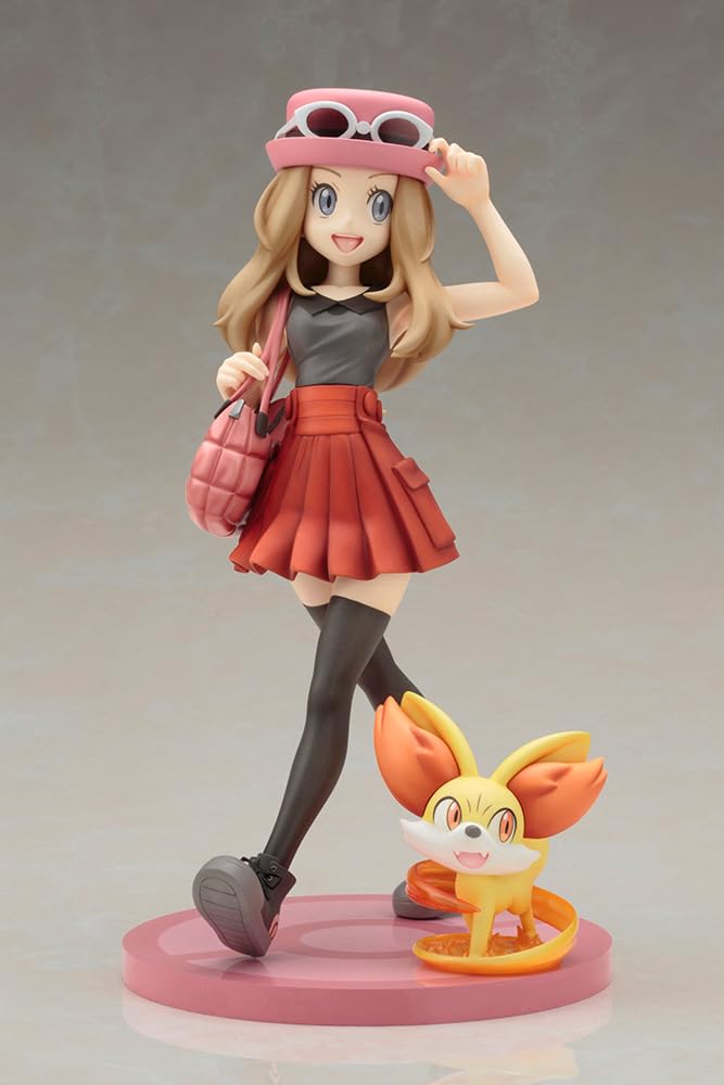 Kotobukiya Серия ARTFX J Серена с Феннекином Масштабная ПВХ фигурка "Покемон" 1/8 Предварительно раскрашенная