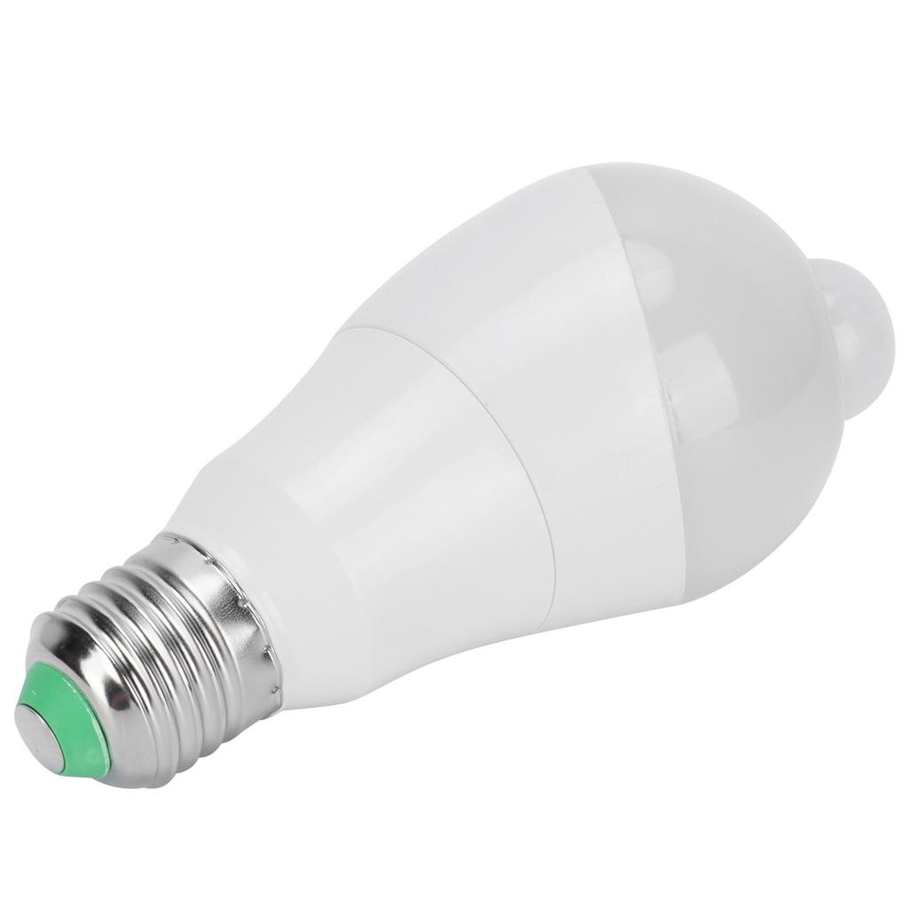 E27 Human Sensor Light Bulb 7W LED Induction Lamp for Corridor Balcony 85?265V Pure White Light