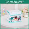 Cute Pajamas Crayon Shin Chan Shiro Striped Pattern Foldable Flip Storage Box For Desk Office Closet