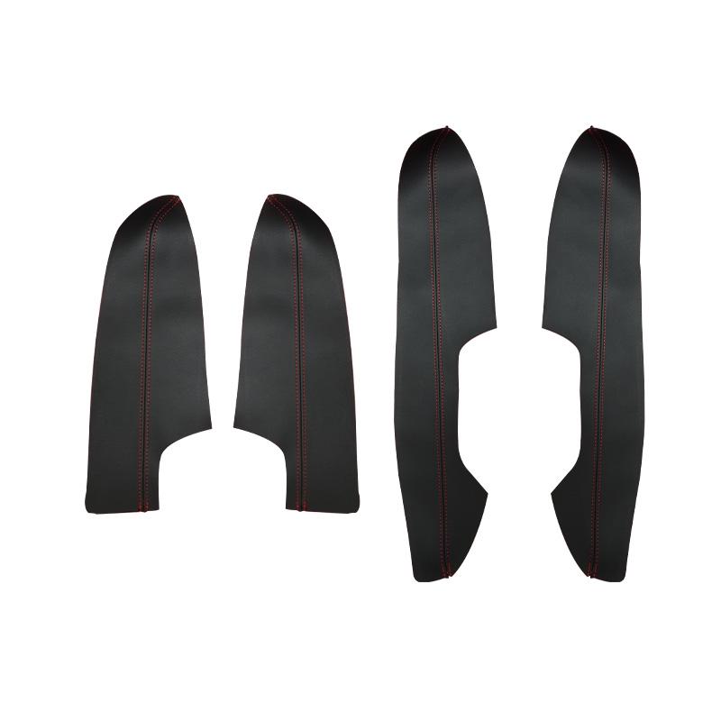 Мягкая кожаная накладка на подлокотник двери для Nissan X-Trail Rogue 2014 2015 2016 2017 2018 Автомобиль 4 шт. Накладка на панель подлокотника двери Отделка