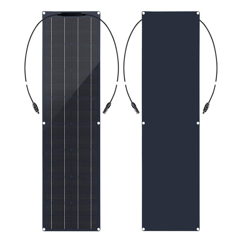 Solar Panel 50W/100W Monocrystalline Flexible Solar Panel Kit Battery Charger System