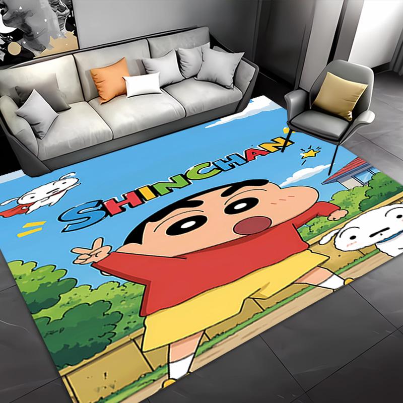 1pc Crayon Shin-chan Entrance Mat, Non-Slip Mat Area Rug,Room Decor, Outdoor Decor, Kitchen Rug,Doormat - Machine Washable, Easy to Clean