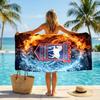 Ipswich Town Football Beach Towel Soft Microfiber Summer Towel Quick Dry Absorbent Towel for Beach Swimming Pool Travel