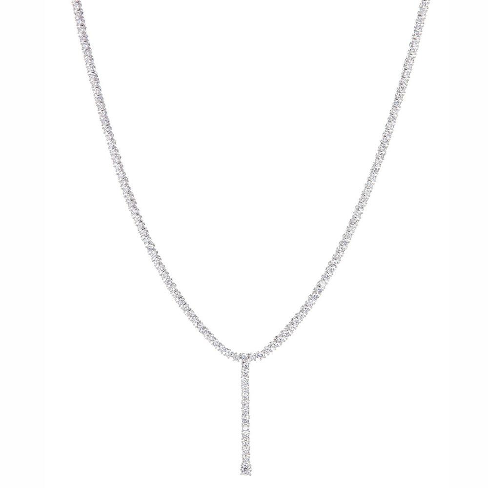 Ins Wind Internet Celebrity Blogger Simple Rhinestone Necklace, Light Luxury Sexy Fashion Necklace