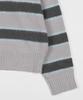 KAIFAI Kush Stripe Knit (Gray) K25Zb169
