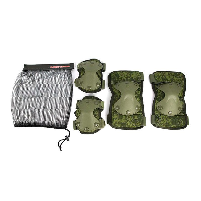 Тактический Наколенник Налокотник CS Военный Защитный Охота Airsoft Открытый Спорт Охота Наколенники Снаряжение Защитные Накладки на Колени Высокое Качество Практичный Повседневное Использование
