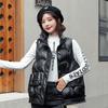 Жилет женский осенне-зимний новый свободный безрукавный пуховик из хлопка приталенный теплый пиджак женский жилет