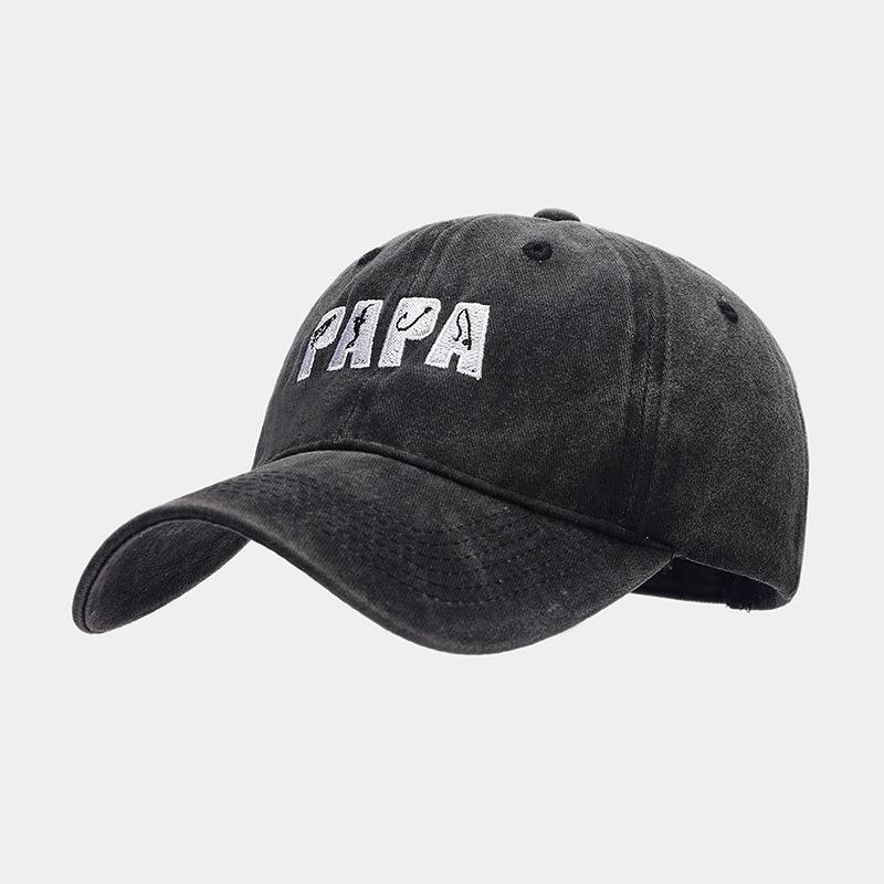 Весенняя вышитая шляпа PAPA с защитой от солнца, пропитанная водой, для мужчин и женщин, для занятий спортом на открытом воздухе, для рыбалки, бейсболка
