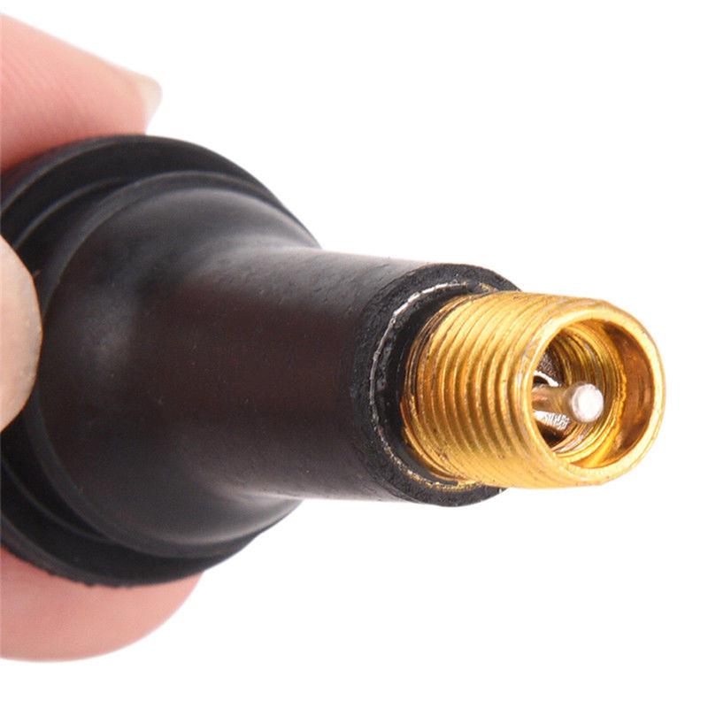 4Pcs Tr412 Chrome Alloy Tubeless Rubber Wheel Tyre Valve For Cars Motorcycle