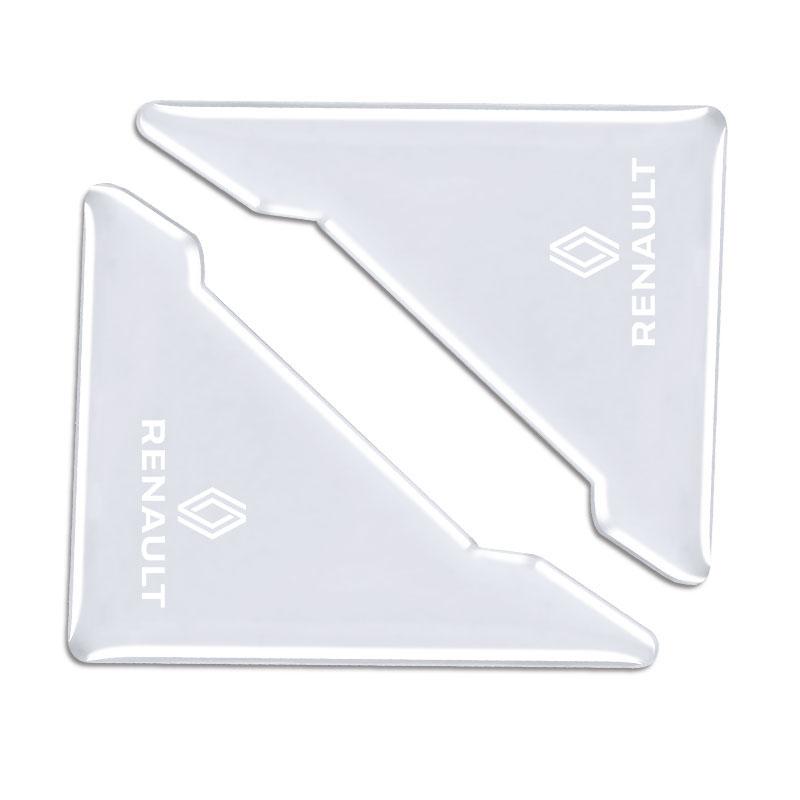 2Pcs Car Door Corner Protector Stickers Decoration For Renault Clio Megane Captur Master Logan Kangoo Trafic Duster Sport Y999