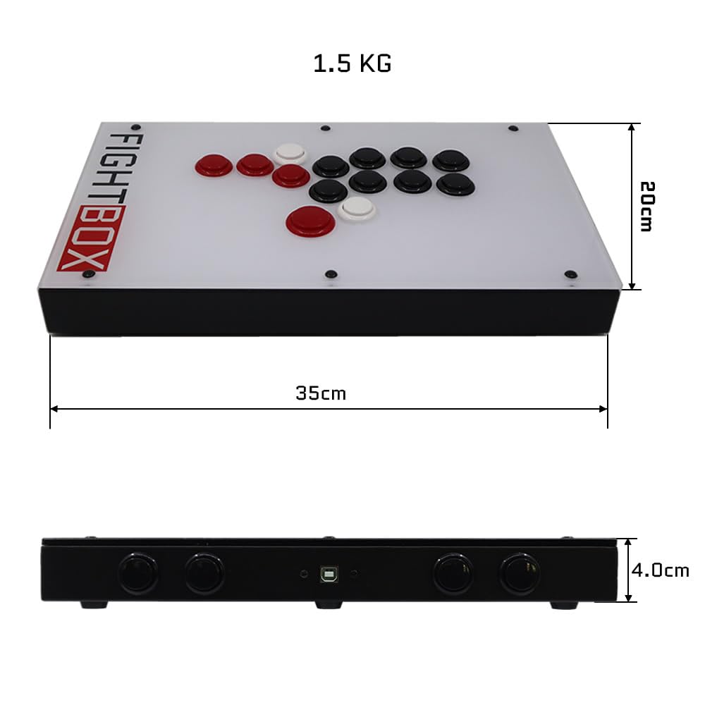 Игровой контроллер FightBox All Button Leverless Arcade Fight Stick, совместимый с F8-PC PC/PS3/Switch