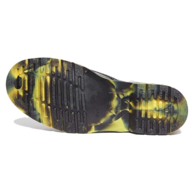 Доктор. Dr.Martens Martens 1460 Ботинки на шнуровке из гладкой кожи с мраморной подошвой 'Черный' 31158001