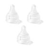 Pigeon Breastfeeding Direct-Attach Nipples, Low-Strain, High-Flow, Set of 3