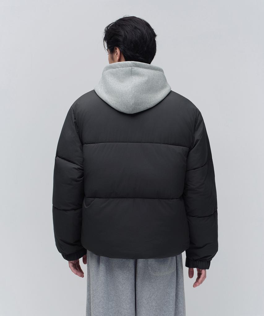 Musinsa Standard Daily Puffer Short Padded Jacket [Dark Gray]