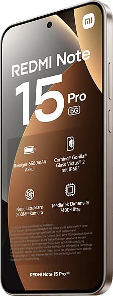 Смартфон Xiaomi Redmi Note 15 Pro 5G 8GB 256GB Titanium