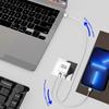 2 Ports Mini 35W GaN USB Type C Charger QC3.0 Portable Fast Charging For 14 Pro 13 Samsung KR/EU/US/UK Plug
