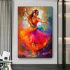 Ретро традиционные индийские женщины народный танец красивые индийские женщины 5D Diy алмазная живопись настенная картина комната украшение дома