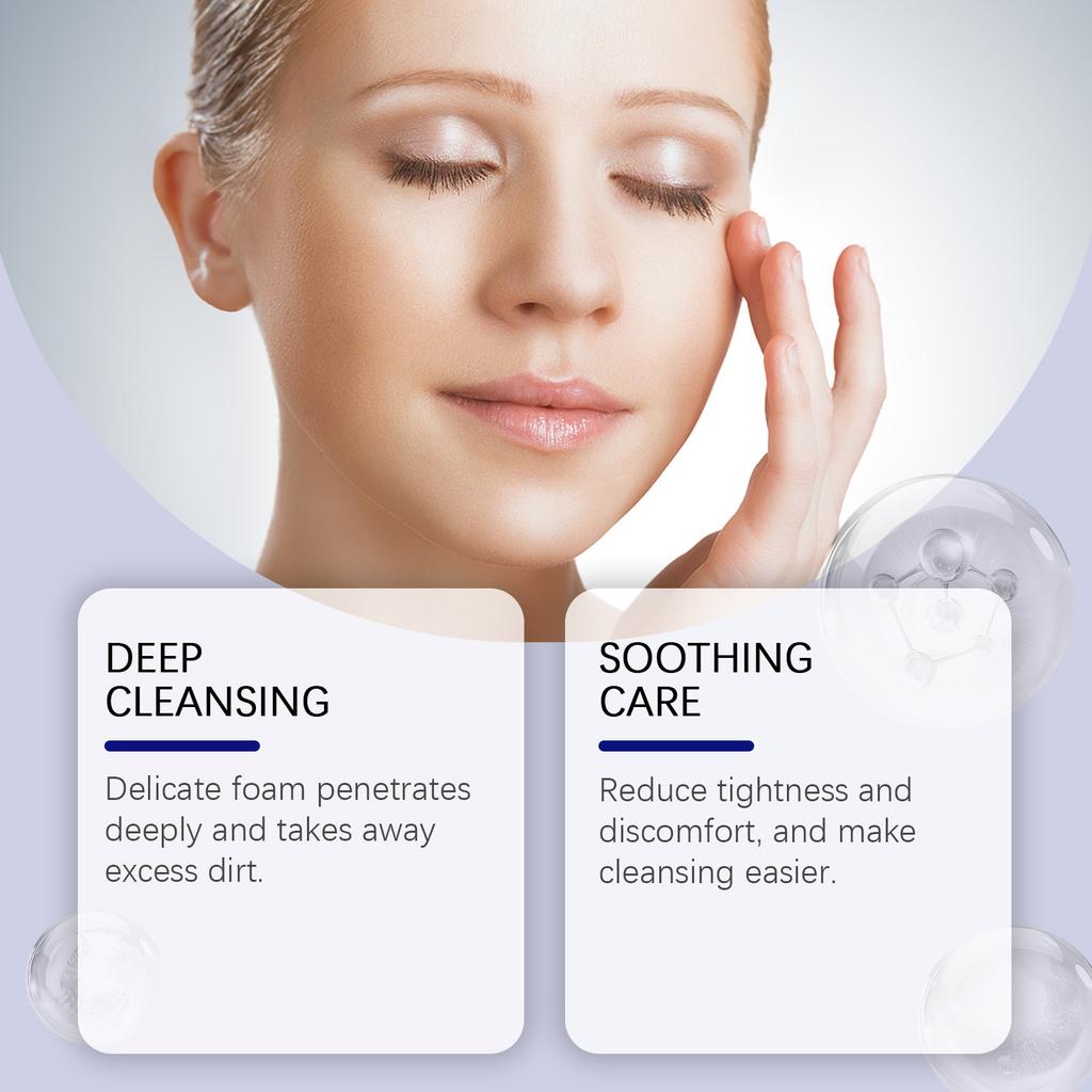 Нежное и успокаивающее очищающее молочко. Мягко очищает поры. Устраняет угри. Очищает. Освежает. Сужает поры. Увлажняет. Увлажняет.