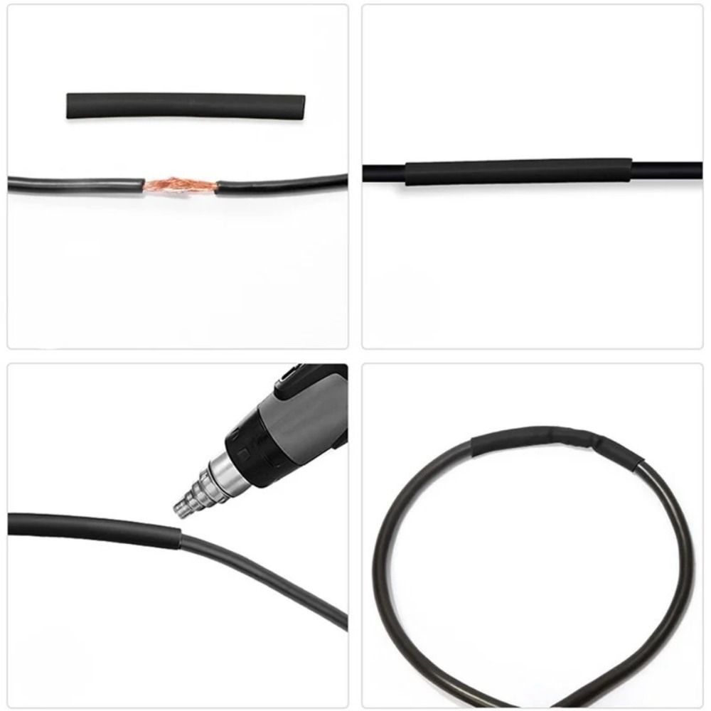 Waterproof Wrapping Sleeves Black Heat-shrinkable Sheath Heat Shrinkable Tube Electronic