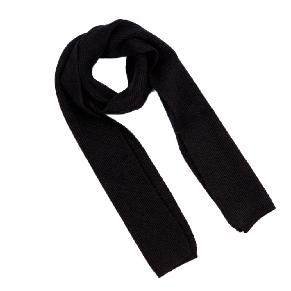 Double-side Pure Color Water Ripple Knitted Unisex Scarf Warm Soft Scarf