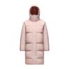 Quick Warm Four Defense куртка средней длины на утином пуху женская верхняя одежда Moran-Pink 962448902-2
