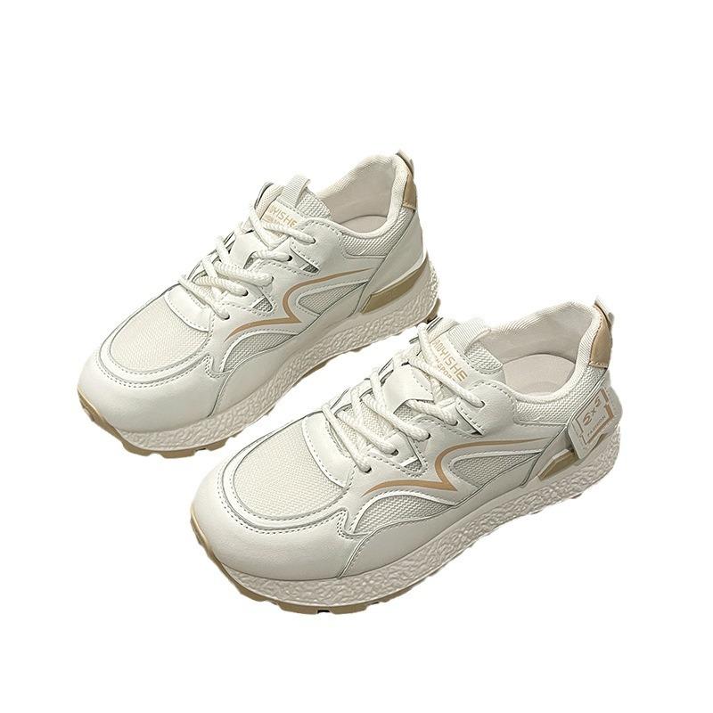 Sneakers women's 2025 new spring and autumn versatile ins trendy feet small mesh breathable dad shoes casual women's shoes