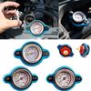 Car D1 Big Head Temperature Gauge With Utility Safe 0.9 And 1.1 And 1.3 Bar Thermo Radiator Cap Tank Cover Automobile Car Accessories