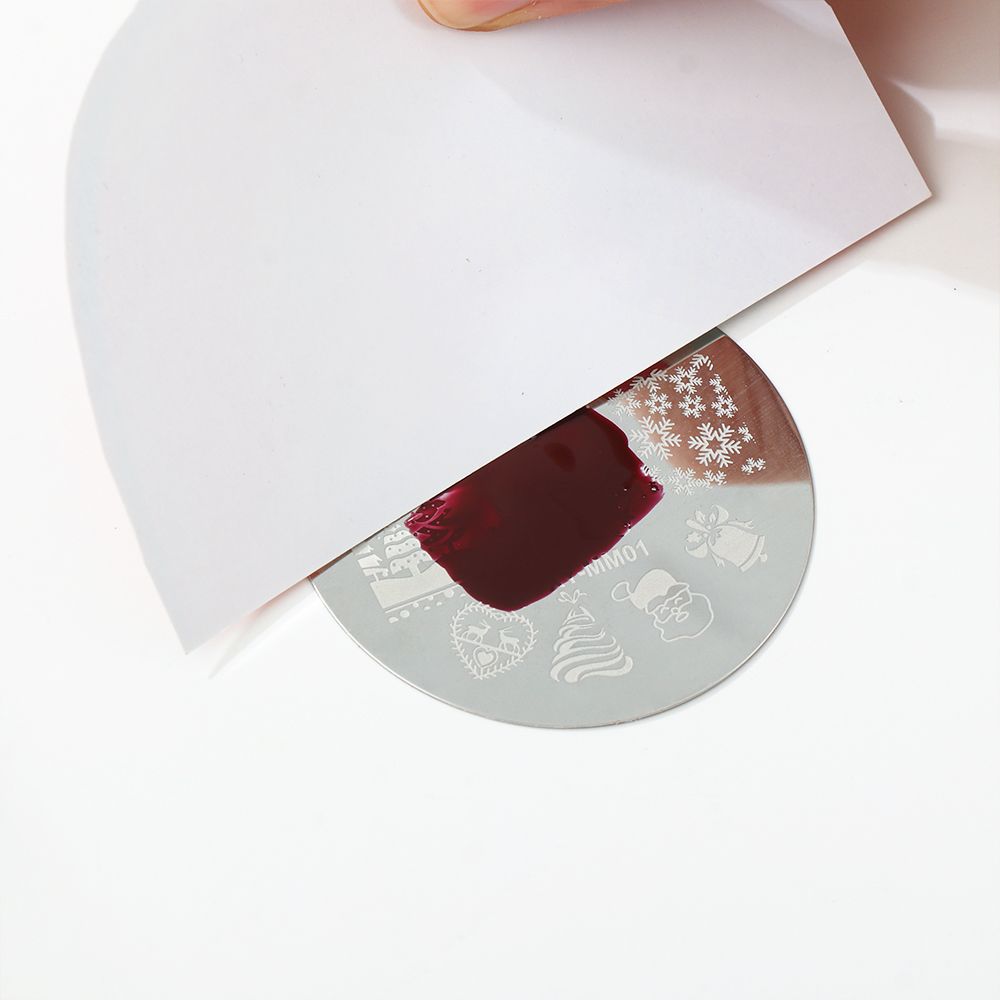 Manicure Christmas Santa Claus Nail Stamp Nail Stamping Plates Stencils Molds Polish Templates