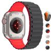 Магнитный спортивный ремешок для Apple Watch Ultra 2 49 мм 45 мм 44 42 мм 38 40 41 мм силиконовый ремешок для iWatch series 9 8 7 6 5 4 se 3 петля