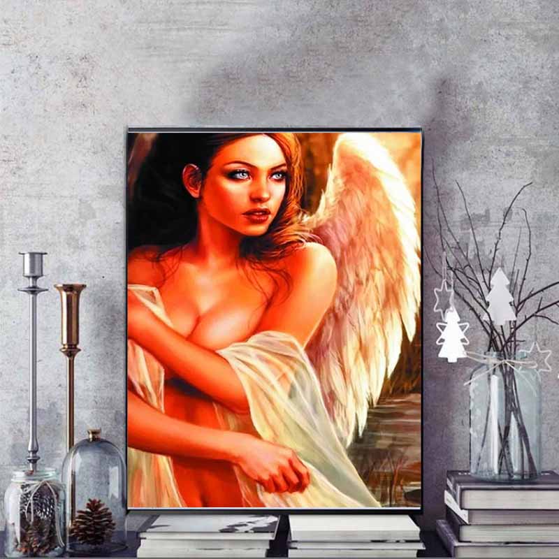 Новое поступление 5D DIY Полный круг Алмазная мозаика «Фото Арт Девочки» Вышивка Крестиком Украшение для дома Подарок