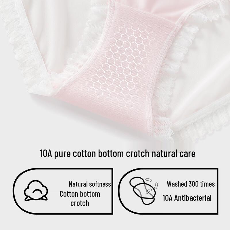 Urban Beauty Women's Lace Seamless Antibacterial Briefs