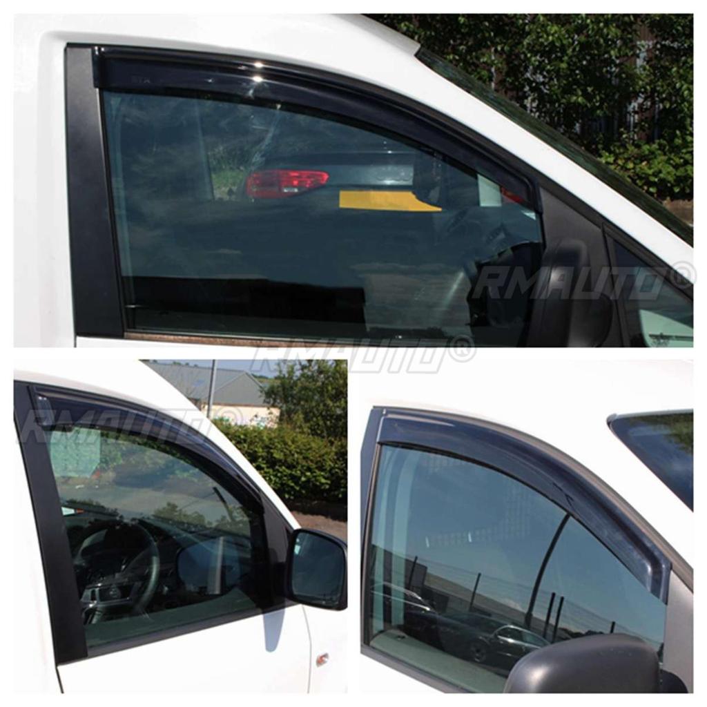 Дефлекторы боковых окон для Volkswagen Caddy 2005 2006 2007 2008 2009 2010-2021 Защита от солнца и дождя Ветровики Защита от непогоды
