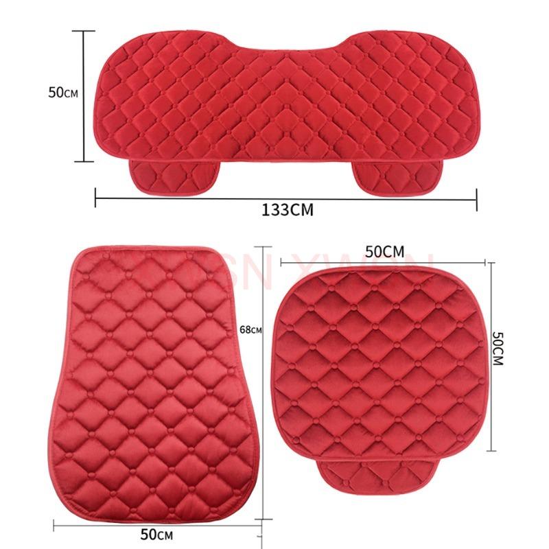 Универсальный стильный чехол на сиденье автомобиля, зимняя подушка для NISSAN Qashqai Juke Leaf Armada Altima Cube Dualis Tiida, автоаксессуары