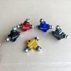 Motorcycle Hydraulic Brake oil Hose CNC Three-way Pipe Connector / Tee Coupling Fitting For modification tubing bracket Adapter