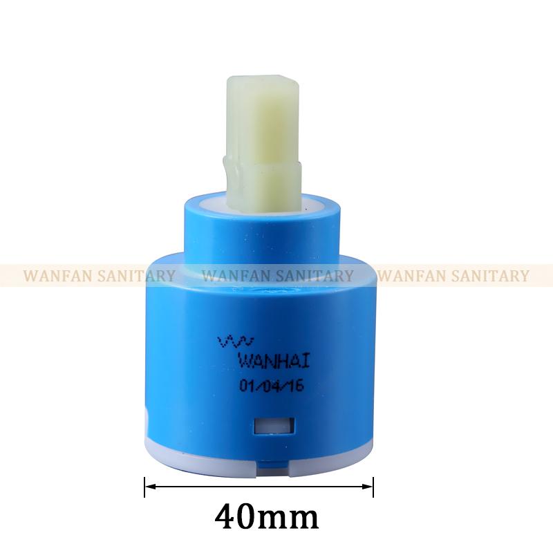 Promotion 35mm / 40mm Ceramic Cartridge Faucet Cartridge Mixer Low Torque Faucet Accessories Rotation Flat Base 7138