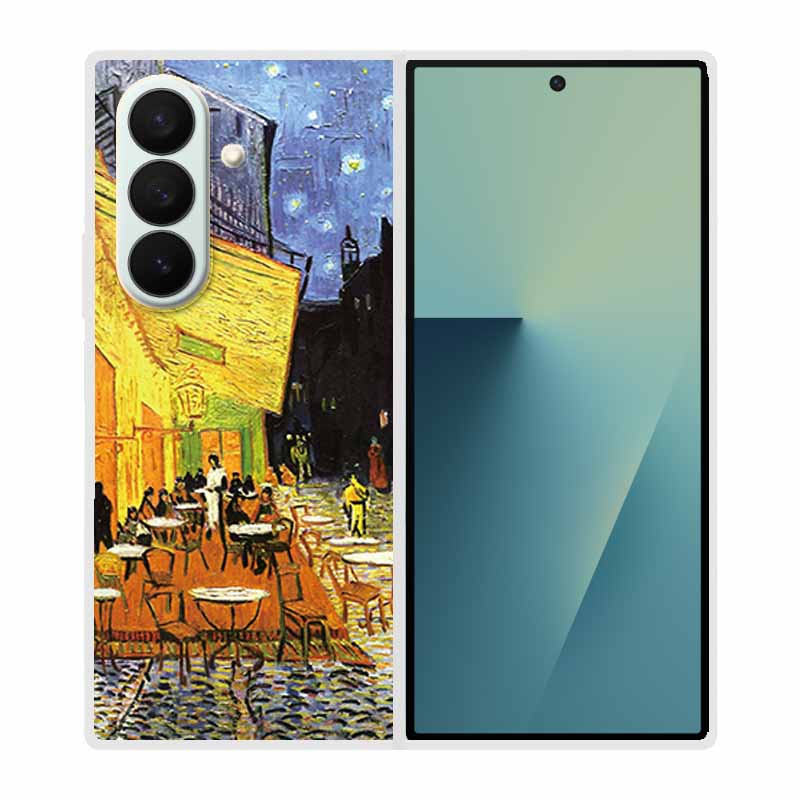 Чехол For Samsung Galaxy Fold 7 Чехол Крутое Космическое Животное Прозрачные Жесткие Чехлы для Телефона для Galaxy Z Fold7 5G 2025 Задняя Крышка Z fold7 Capa